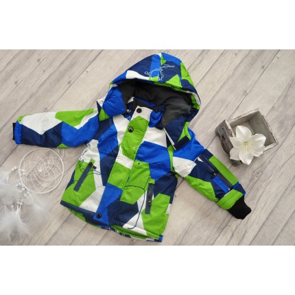 ZIMOWY KOMBINEZON dwuczęściowy SMOK ocieplany wzór Z2