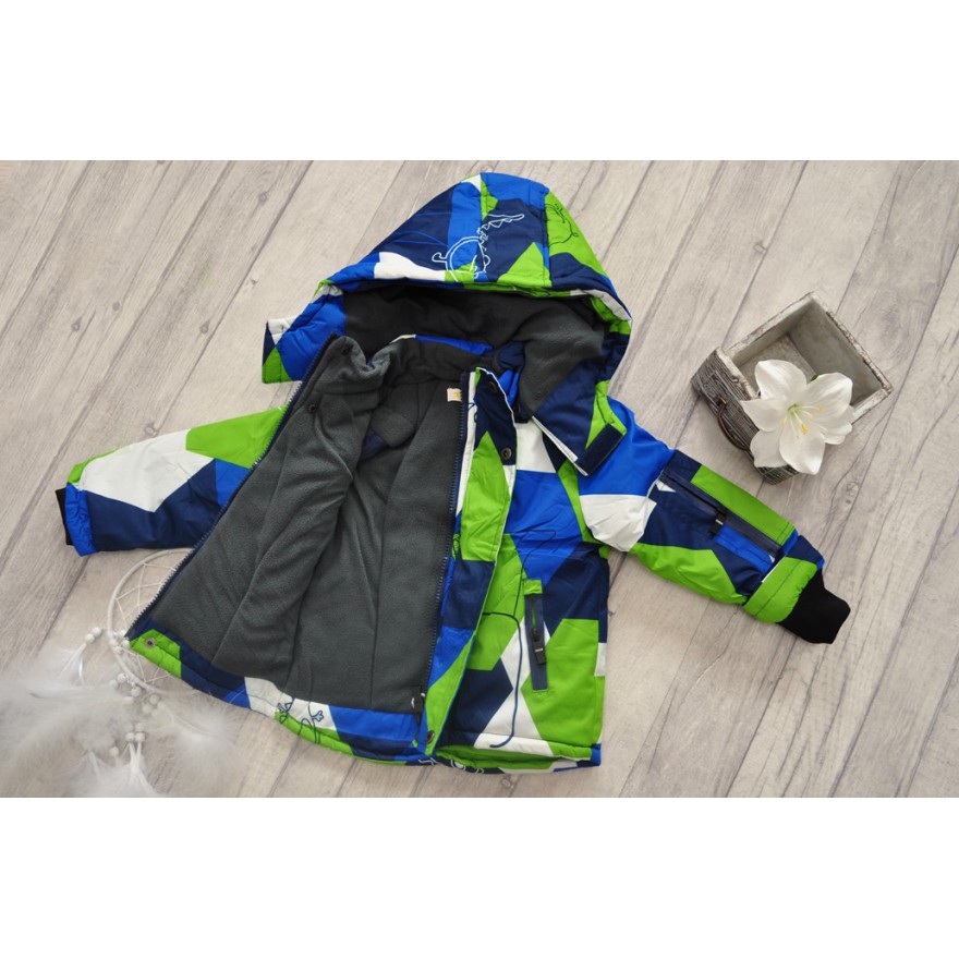 ZIMOWY KOMBINEZON dwuczęściowy SMOK ocieplany wzór Z2