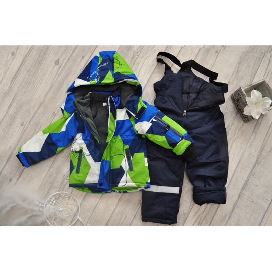 ZIMOWY KOMBINEZON dwuczęściowy SMOK ocieplany wzór Z2