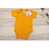 Musztardowe body krótki rękaw likw.