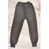 Grafitowe SPODNIE TERMO ocieplane GETRY chłopięce kalesony