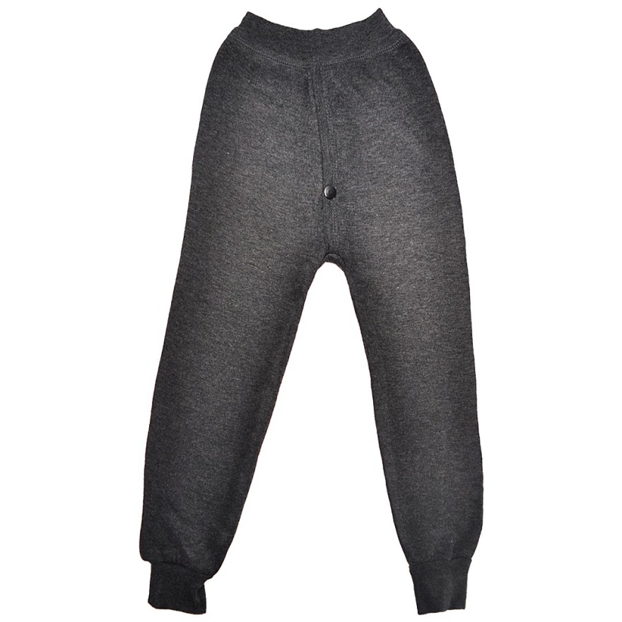 Grafitowe SPODNIE TERMO ocieplane GETRY chłopięce kalesony