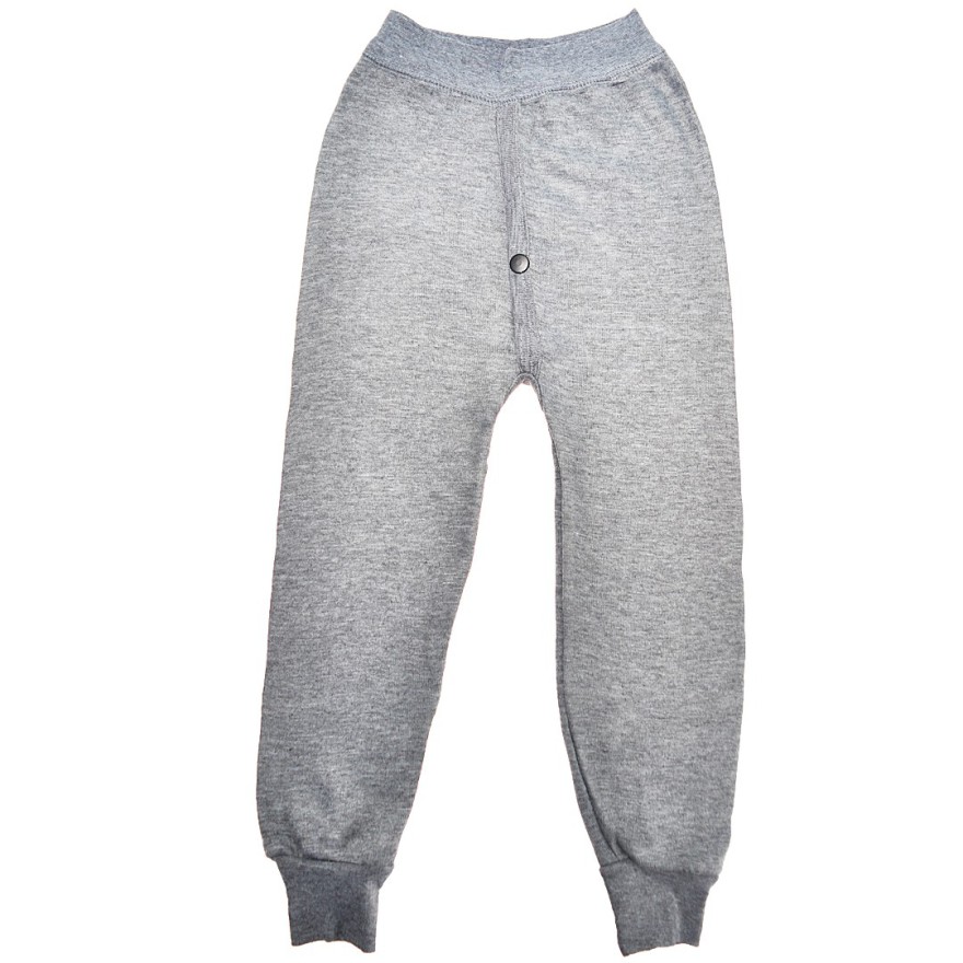 Szare SPODNIE TERMO ocieplane GETRY chłopięce kalesony