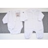 WYPRAWKA dla wcześniaka do szpitala 5 części biała w gwiazdki wzór 198B
