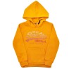 Musztardowa BLUZA chłopięca ocieplana z kapturem REAL SuperYes