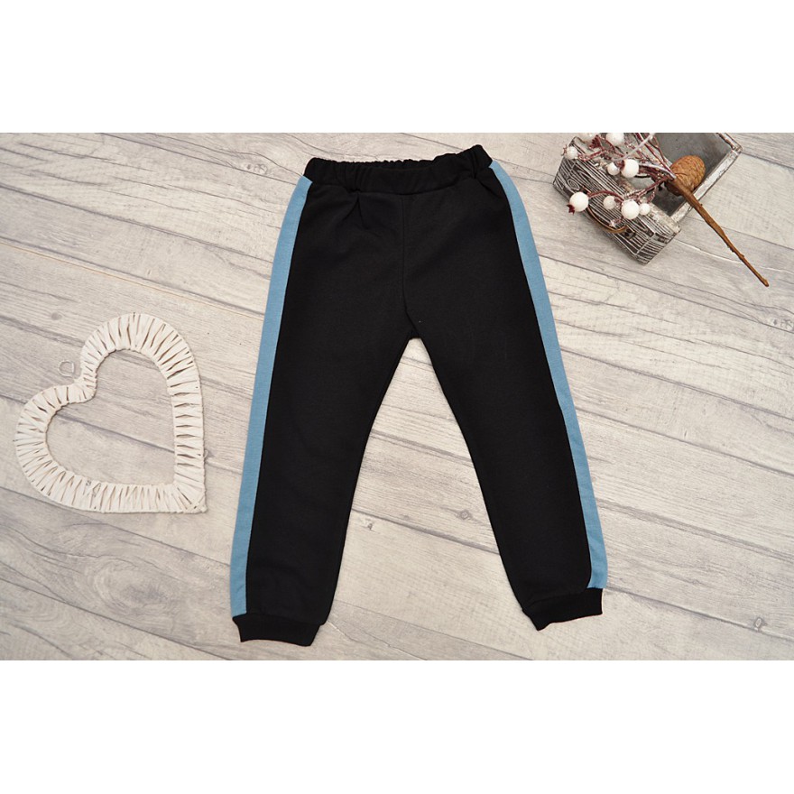 Dres Z PANDĄ błękitna bluza z kapturem spodnie, komplet