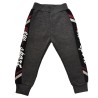 Grafitowe SPODNIE ocieplane NEW SPORT chłopięce spodenki dresowe