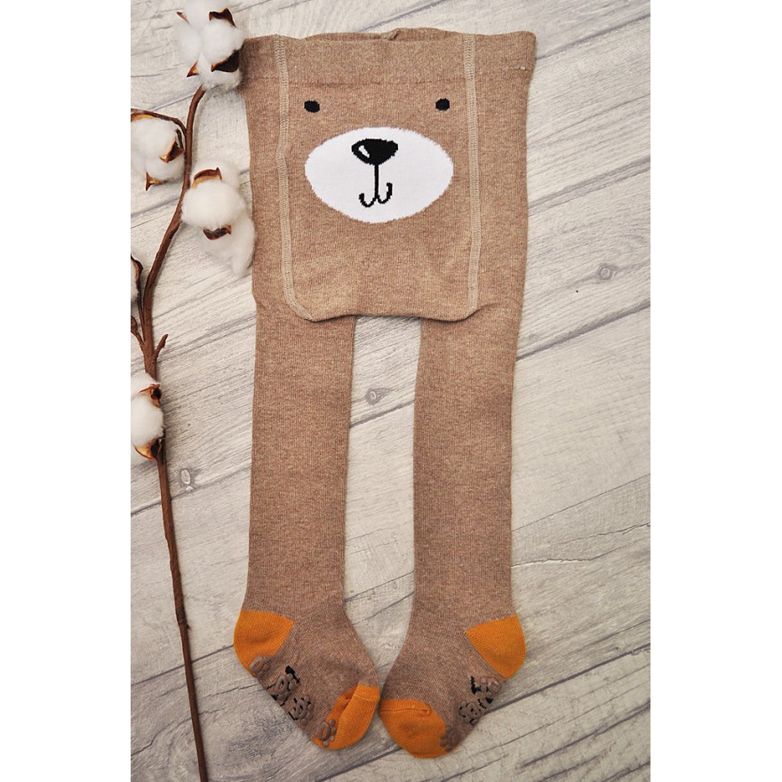 RAJSTOPY bawełniane MIŚ antypoślizgowe ABS wzór 441