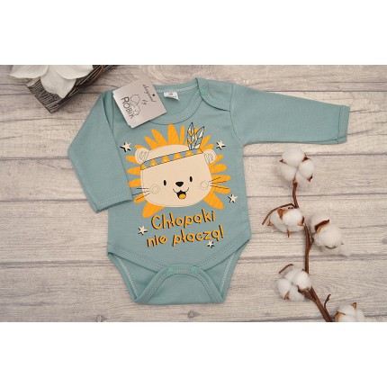 Iceberg BODY z misiem CHŁOPAKI NIE PŁACZĄ długi rękaw wzór 641