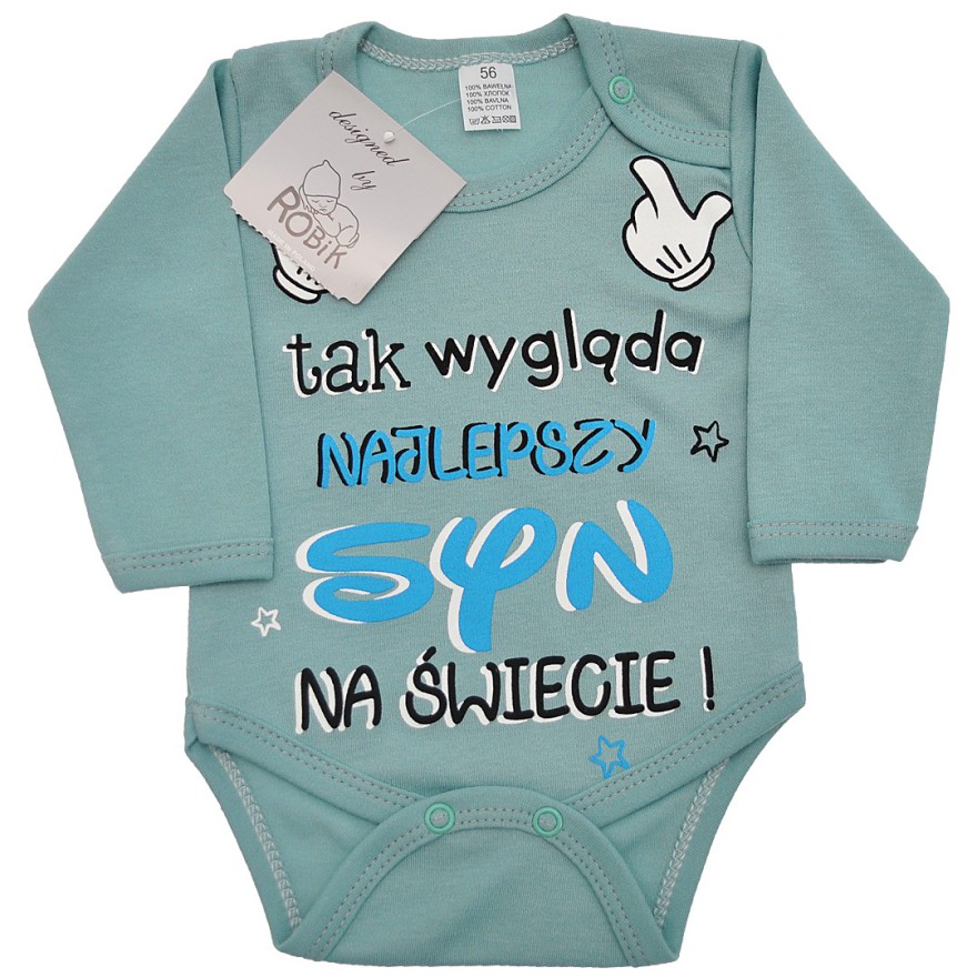 Iceberg BODY tak wygląda NAJLEPSZY SYN NA ŚWIECIE długi rękaw wzór 643