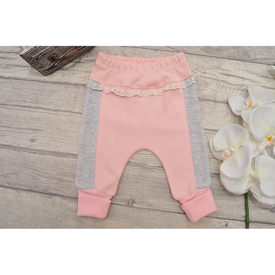 Różowy DRES Cool Love z króliczkami, bluza, spodnie, komplet