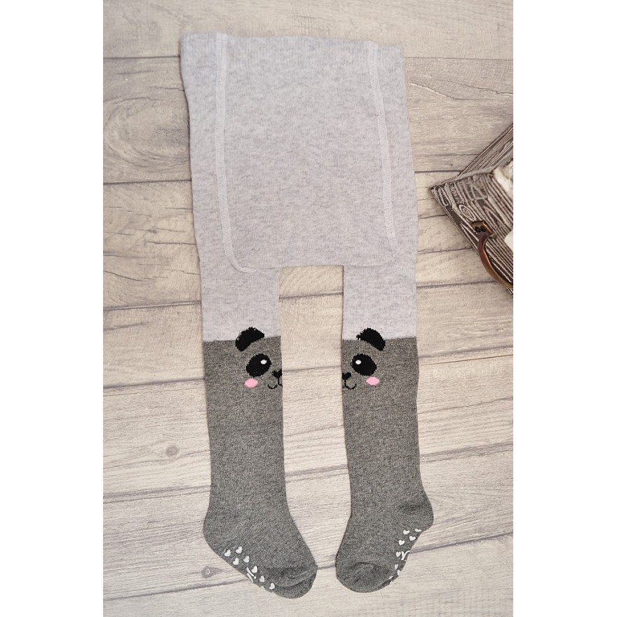 RAJSTOPY bawełniane PANDY antypoślizgowe ABS wzór 588