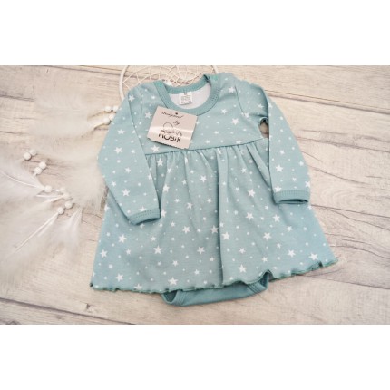 BODY SUKIENKA iceberg w gwiazdki wzór 219i długi rękaw