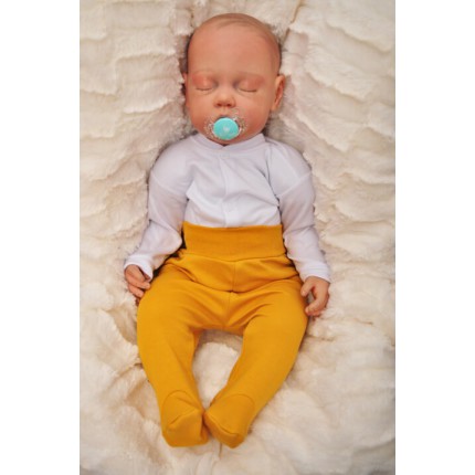 Musztardowe PÓŁŚPIOCHY bezuciskowe r.50 WCZEŚNIAK