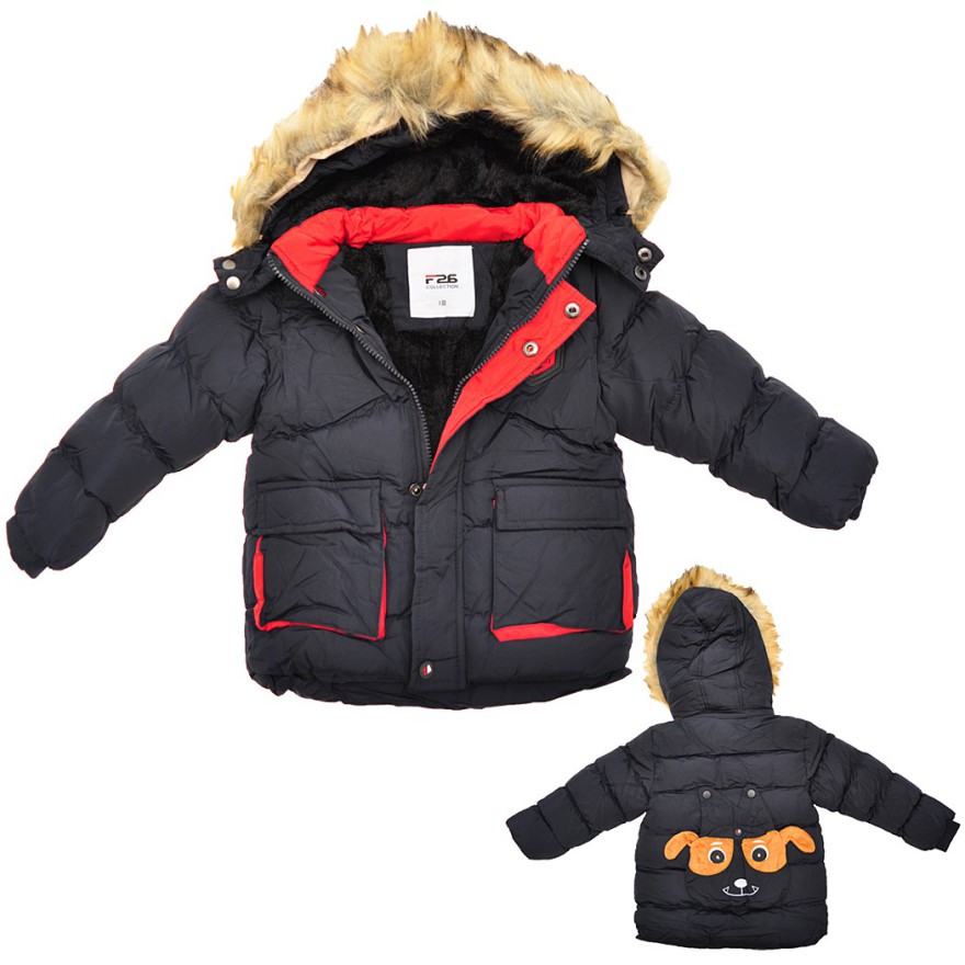 Czarna KURTKA pikowana 