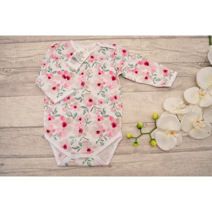 BODY Kwiaty delikatne z amarantem wz.404 długi rękaw