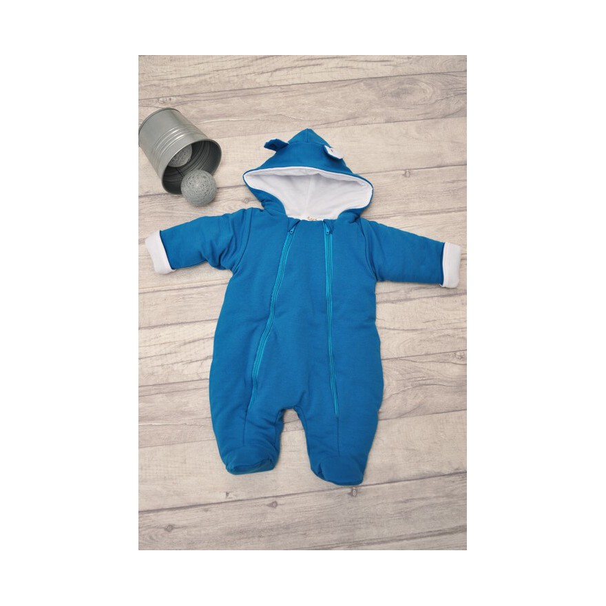 Kombinezon gładki morski ocieplany