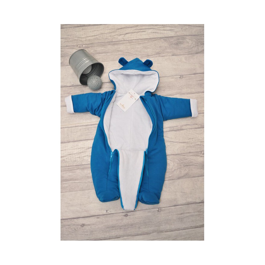 Kombinezon gładki morski ocieplany