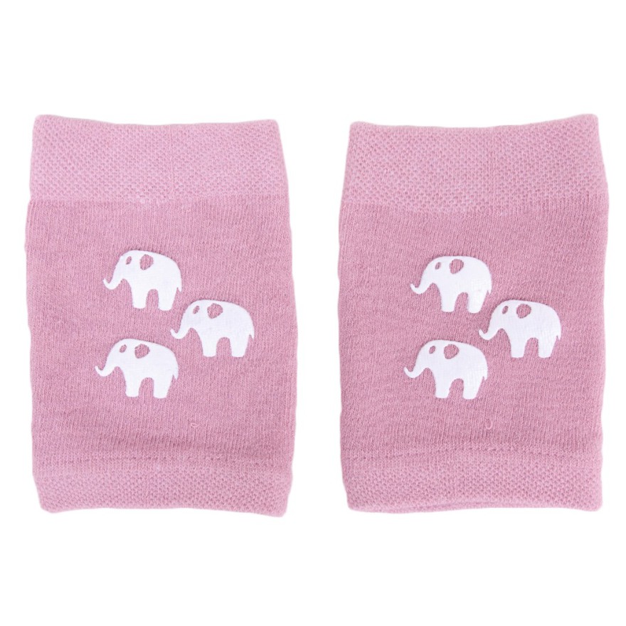 Różowe NAKOLANNIKI z ABS w słoniki DO RACZKOWANIA rozmiar uniwersalny