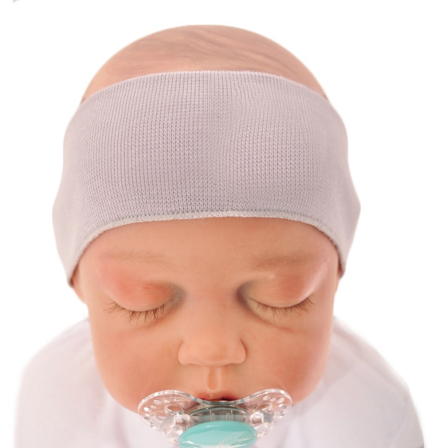 SZARA opaska niemowlęca 0-6m-cy