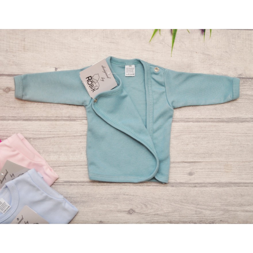 Iceberg KOSZULKA kopertowa kaftanik niemowlęcy