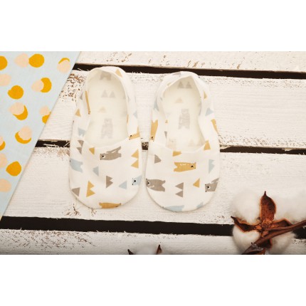 SKARPETY STOPKI SKARPETKI wzór misie i trójkąty