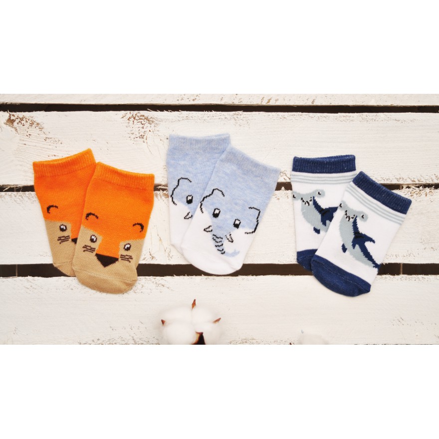 3pak SKARPETKI bawełniane skarpety chłopięce C-27