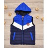 Niebiesko- granatowa KAMIZELKA bezrękawnik pikowany chłopięcy