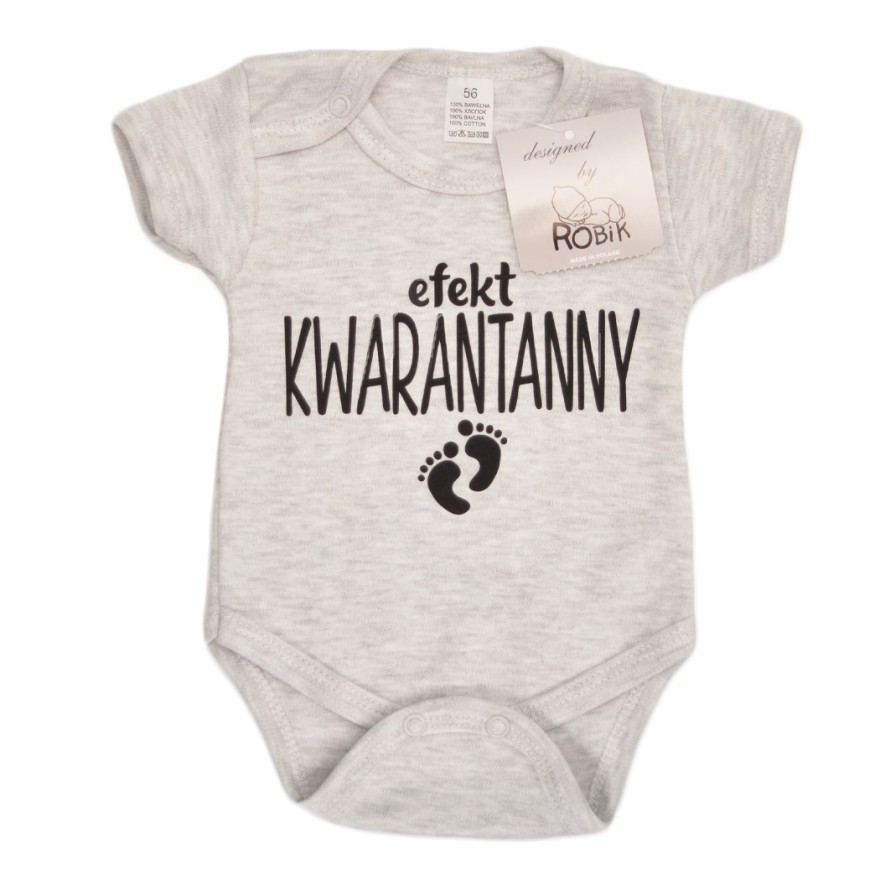 BODY szare EFEKT KWARANTANNY krótki rękaw