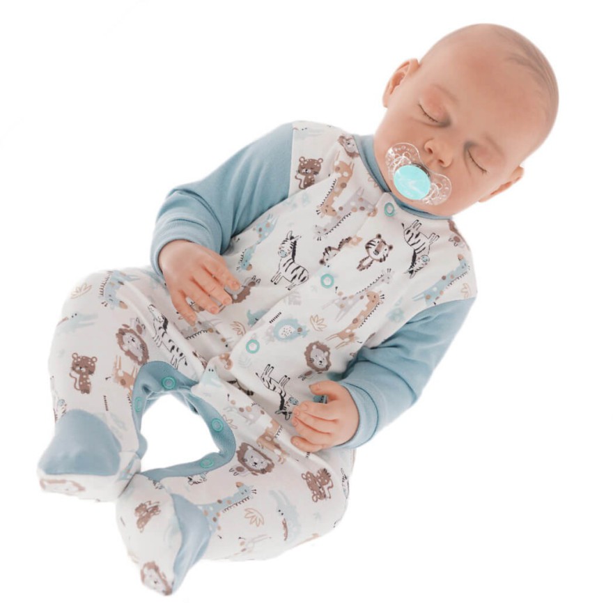 Pajac pajacyk bawełniany iceberg w zoo wzór 370i