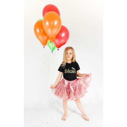 KOSZULKA czarna T-SHIRT MAŁA ŁOBUZIARA