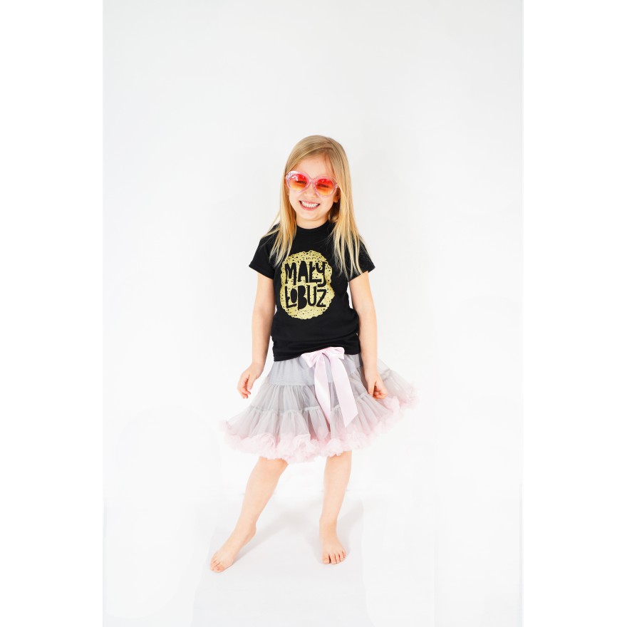 KOSZULKA czarna T-SHIRT MAŁY ŁOBUZ