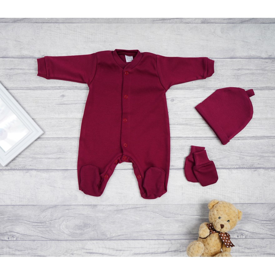 Bordowa WYPRAWKA dla wcześniaka do szpitala 5 części