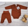 Brązowa WYPRAWKA dla wcześniaka do szpitala 5 części