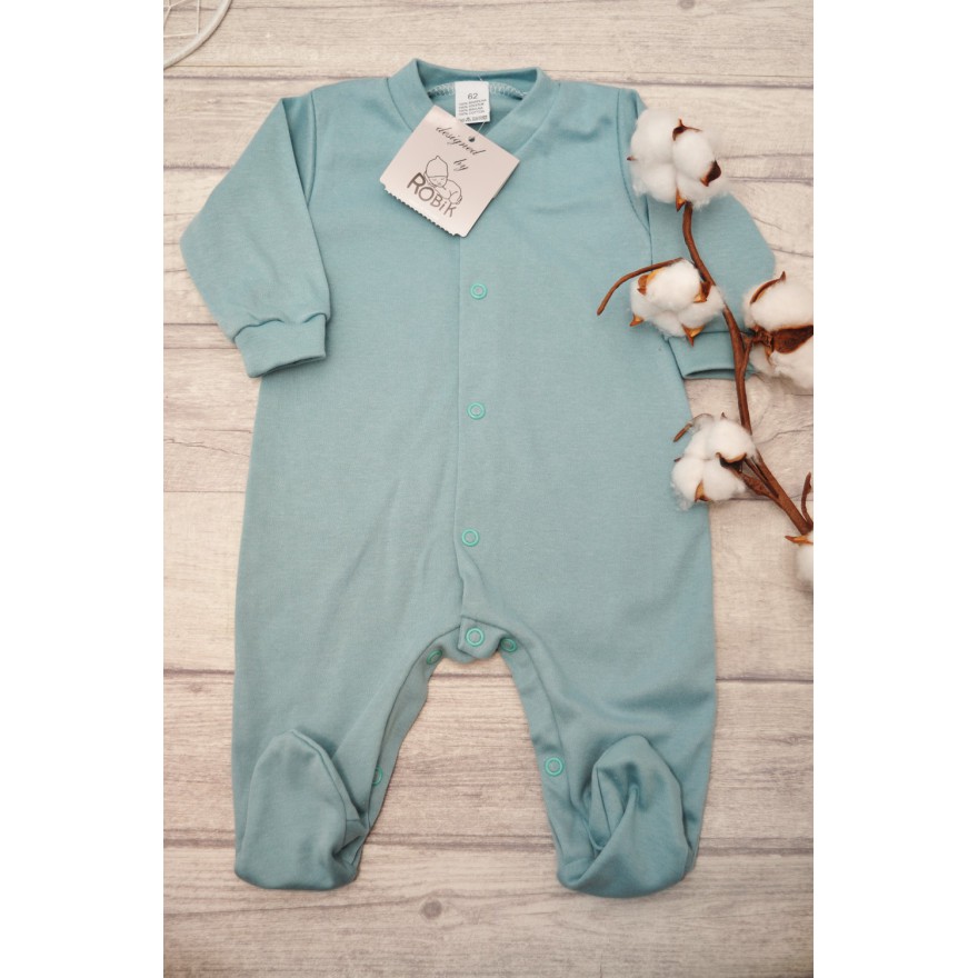 Gładki iceberg Pajac pajacyk wcześniak bawełniany