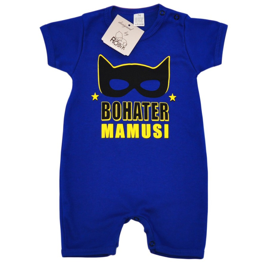 RAMPERS BOHATER MAMUSI maska chabrowy wzór 671 lato