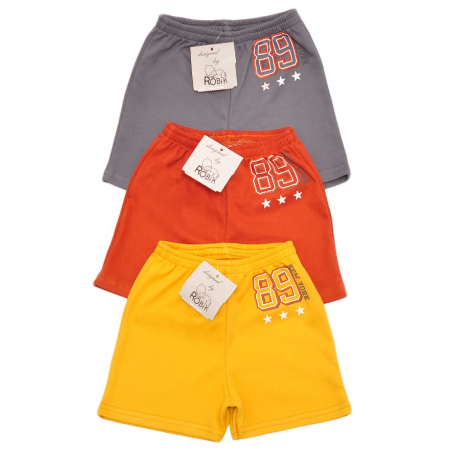 3pak KRÓTKIE SPODENKI zestaw 1 musztardowe rude grafitowe SZORTY LATO