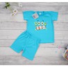 PIŻAMA letnia turkusowa COOL BRO 675 krótki rękaw
