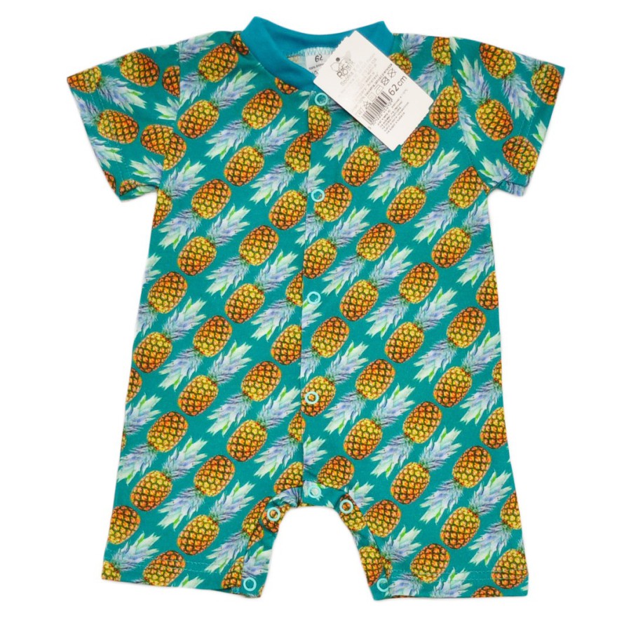 RAMPERS zielony w ANANASY wzór 691 lato