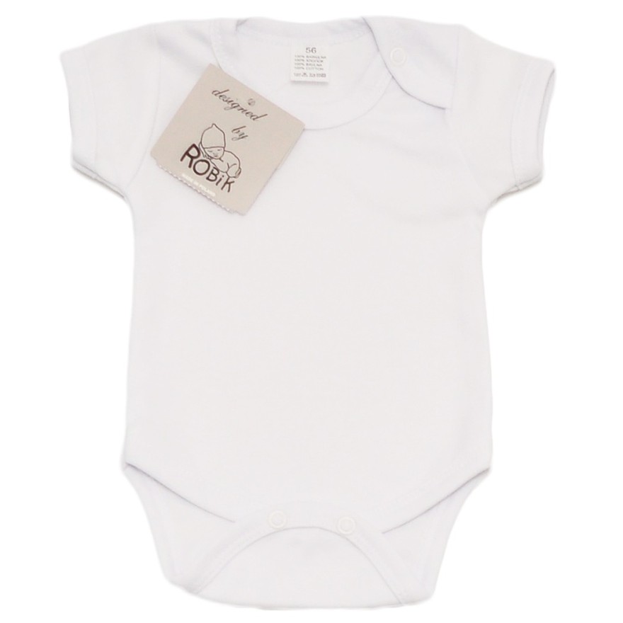 Białe BODY krótki rękaw