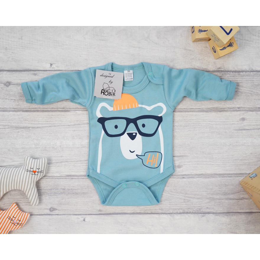 Iceberg BODY MIŚ HI! długi rękaw wzór 694