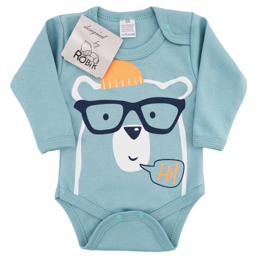 Iceberg BODY MIŚ HI! długi rękaw wzór 694