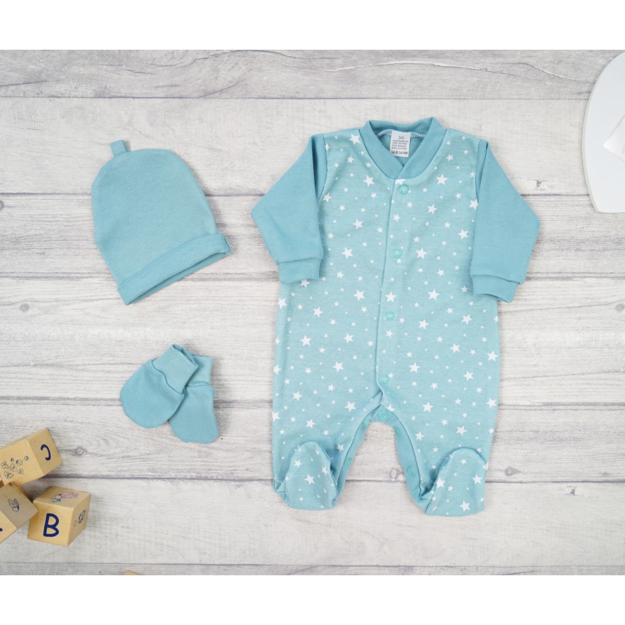 WYPRAWKA dla noworodka do szpitala 5 części iceberg gwiazdki 219i