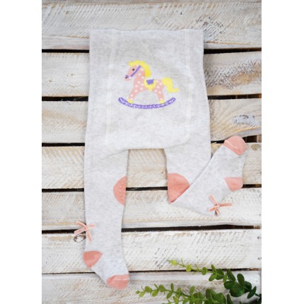 RAJSTOPY do RACZKOWANIA 3d szare z konikiem POTRÓJNY ABS! wzór 460