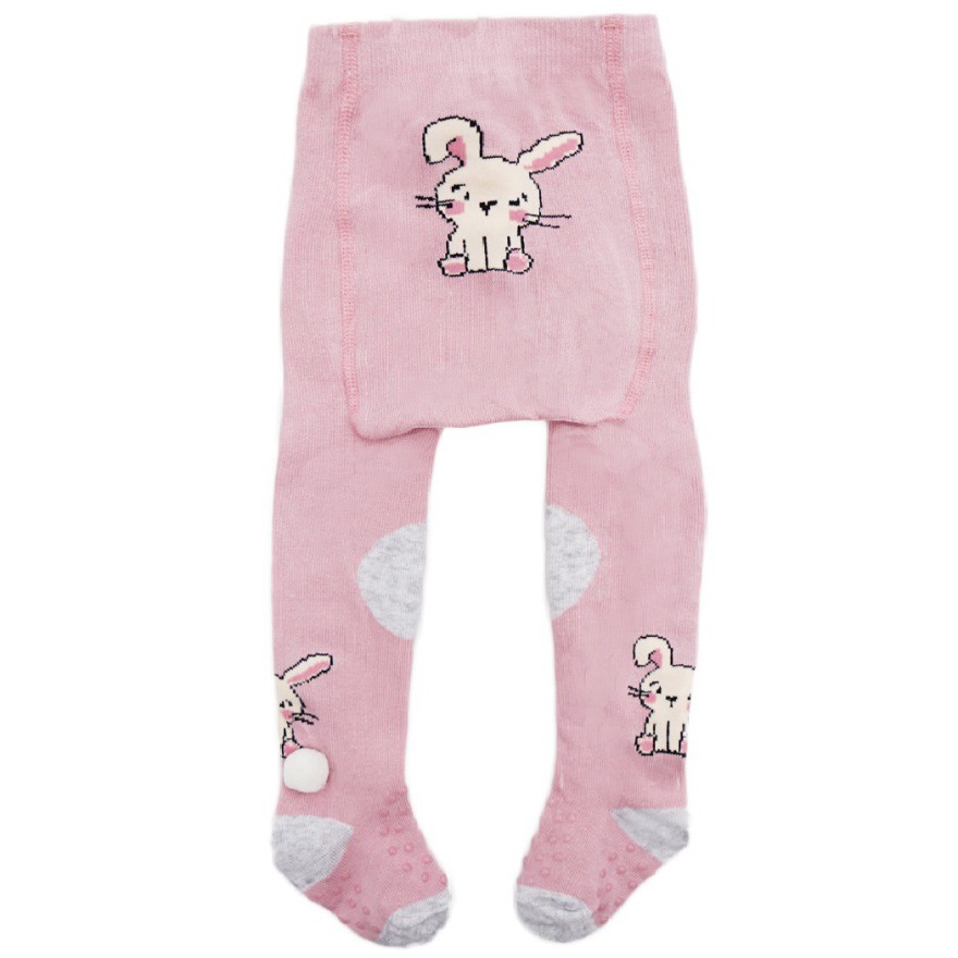 RAJSTOPY do RACZKOWANIA różowe z królikiem 3d POTRÓJNY ABS! wzór 462