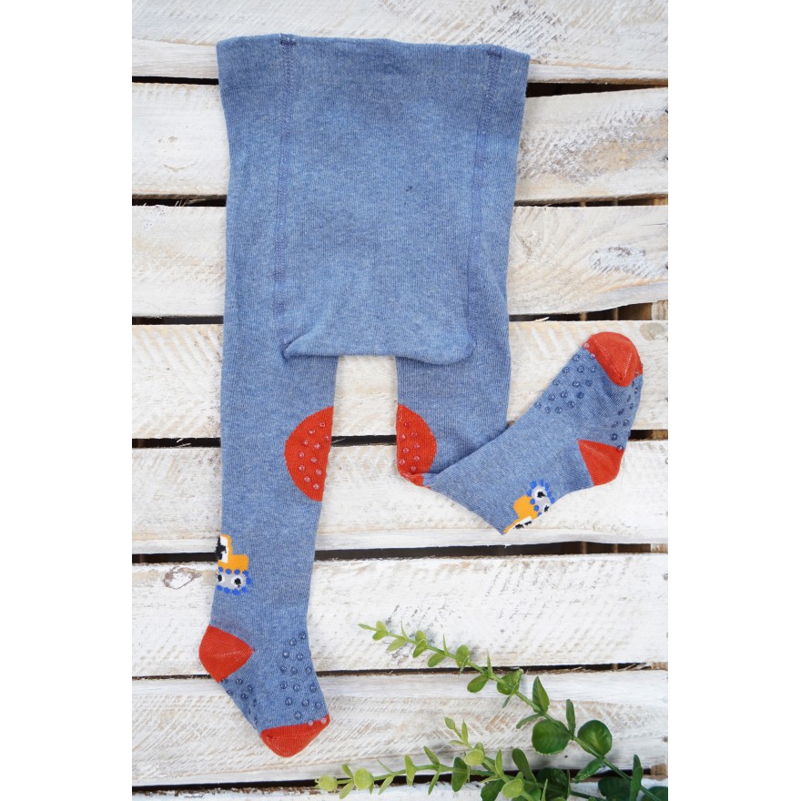 RAJSTOPY do RACZKOWANIA niebieskie z koparką POTRÓJNY ABS! wzór 468