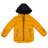 Musztardowa KURTKA pikowana 11 SILVERY na futerku ZIMA