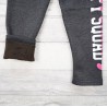 Szare LEGGINSY ocieplane na futerku GETRY PY SQUAD