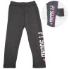 Szare LEGGINSY ocieplane na futerku GETRY PY SQUAD