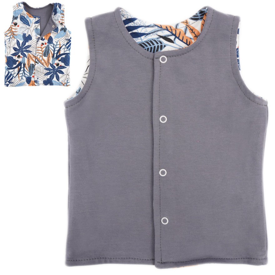 Grafitowa KAMIZELKA miś koala BEZRĘKAWNIK